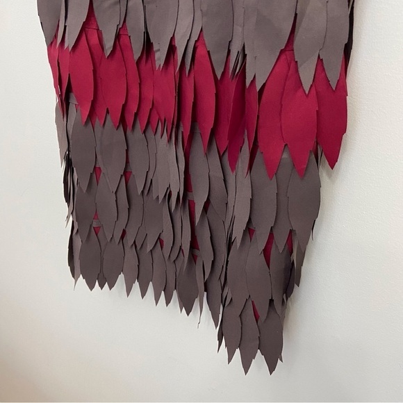 New With Tags Lulumari funky dress bodycon western danse line pink grey medium - Picture 10 of 16